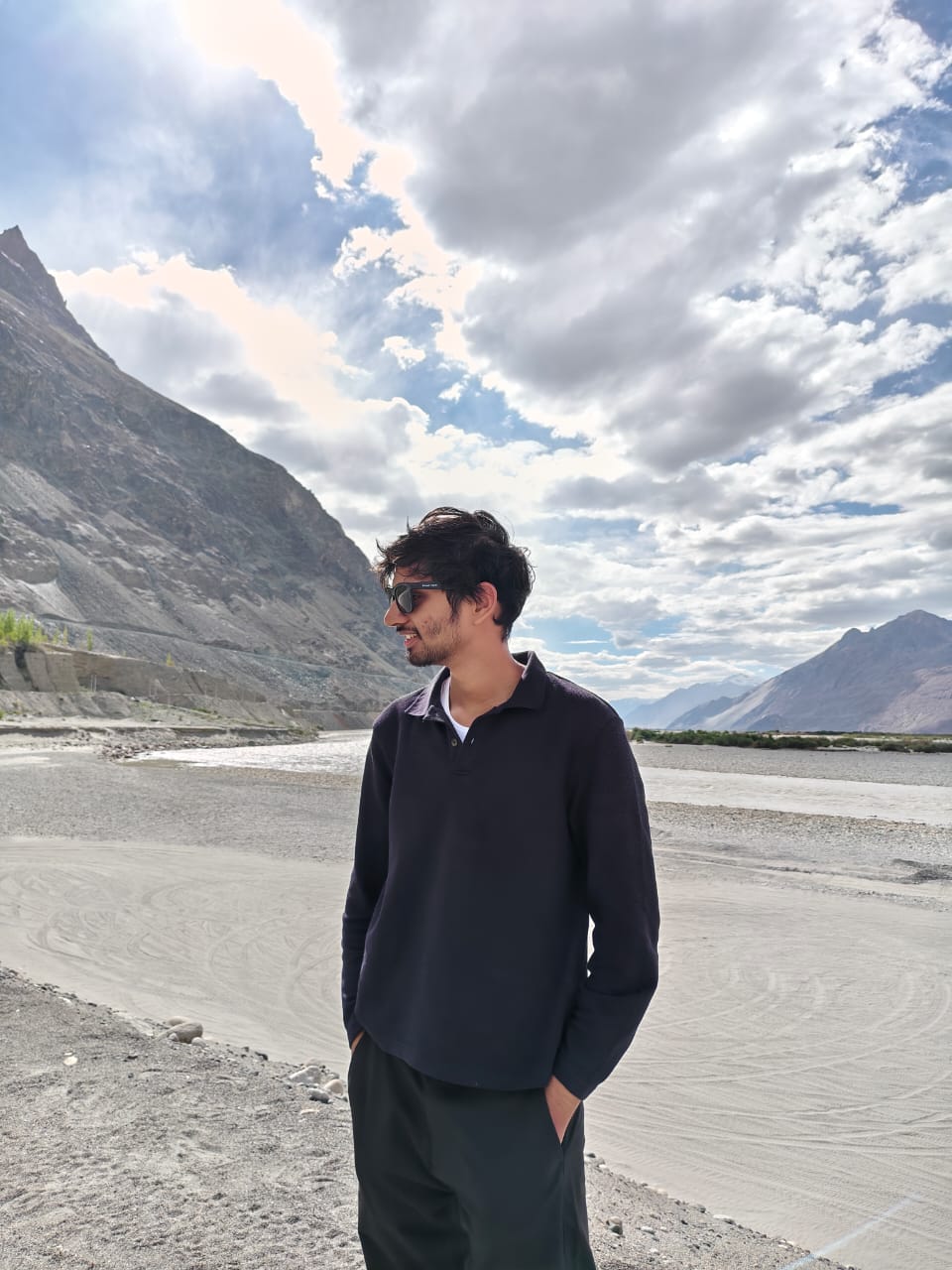 Chandra Teja Pannem outdoors.